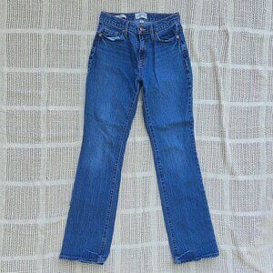 Darkwash High Waist Bootcut Denim Jeans